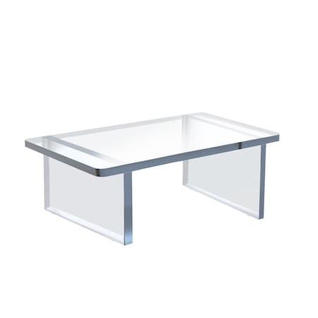 Azar Displays 5"H Clear Acrylic Deluxe Riser Display 515365